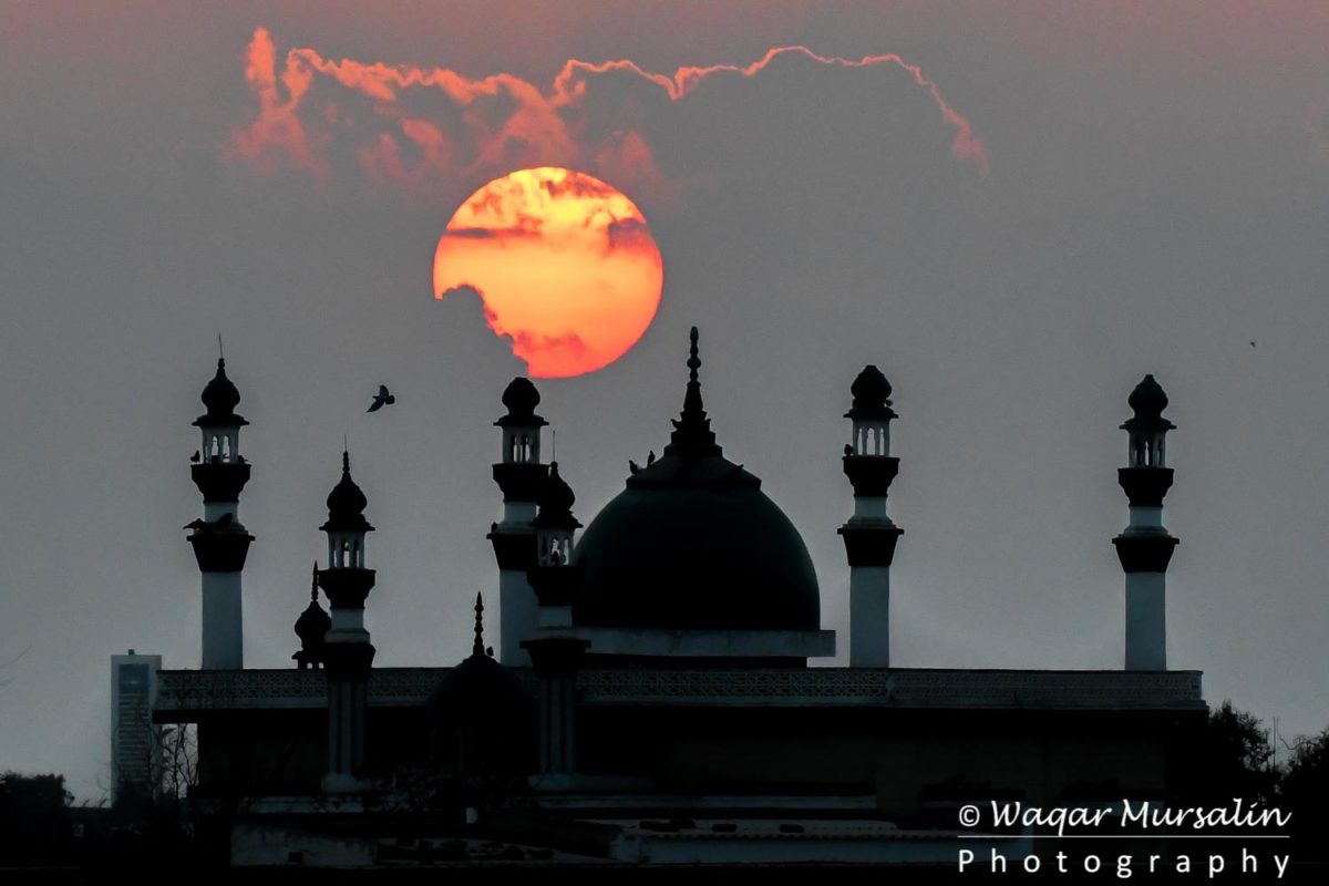 Sunset at Phase 8, Karachi